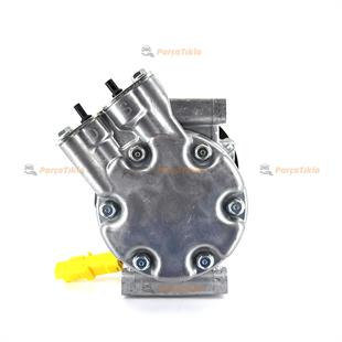 Klima Kompresör 6pk Renault Clio 1,5 Kango Vgn Kapak Çıkışlar Geniş Fluance Olur Clio 3 Kango 1,5 Dcı Nissan Note | Lidpart K1918e