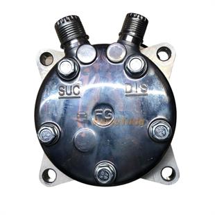 Klima Kompresörü 12v 2pk V Kayış 5h14 Üstten Çıkış İnce Kalın Kasnak Çapı : 132mm | Kapo 6626