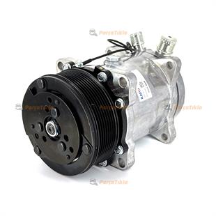 Klima Kompresörü 12v 8pk 5h14 Üstten Çıkış İnce Kalın Sanden6629 Sd6629 | Kapo 6629