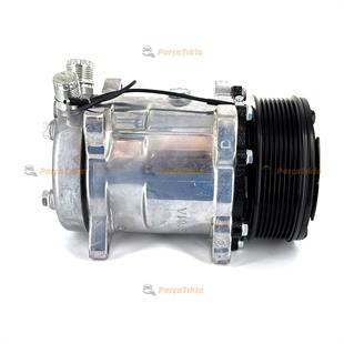 Klima Kompresörü 12v 8pk 5h14 Üstten Çıkış İnce Kalın Sanden6629 Sd6629 | Kapo 6629