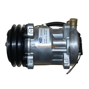 Klima Kompresörü 12v 7h15 2pk V Kayış 132mm Üstten Çıkış İnce Kalın | Marellı 359002001730