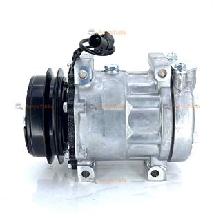 Klima Kompresörü 24v 1pk 125mm V Kayış 7h15 Hidromek İş Makinesi Sumitomo Bloktan Baglantı Bağlantı 742094 | Lidpart K742094