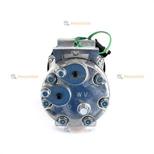 Klima Kompresörü 24v 7h15 8pk 132mm Sanden Tip Volvo Truck Çift Kablolu | Kapo 8044