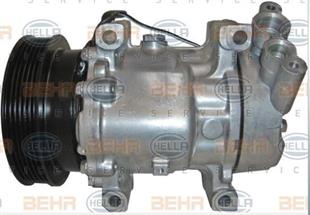 Klima Kompresörü 6pk Renault Clio Kango Megane -8200866443 | Behr 8fk351127901