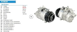 Klima Kompresörü (pv6) Mercedes Sprinter 96- Vito 638 W210 C208 R170 | Mahle Acp42001s