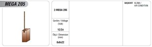 Klima Kömürü 8x8x22 Mega 205 Başkurt | Mega 205
