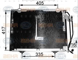 Klima Radyatörü Mercedes C Serisi W202 210 Kasa 97-06 Kapo.2028301070h | Wutse 42020295