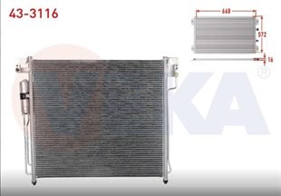 Klima Radyatörü Nıssan Navara 05-11 Pathfınder 05-11 Valeo814483 92100eb500 | Mga 82209