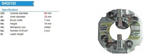 Kömür Yuvası 12v Jeneratör Bhm1056 | Aes Bhm1056