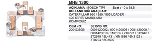 Kömür Yuvası 24v Cat 950-955 Nıssan / Fıat Traktor / Volvo Kamyon Bhb1300 | Ith Bhb1300