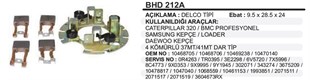 Kömür Yuvası Bmc Profesyonel Caterpillar Samsung Kepçe Loader Daewoo Kepçe 37mt Samsung Delco Rx135 Bhd212a | Ith Bhd212a