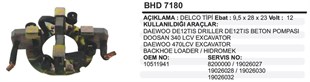 Kömür Yuvası 38mt Daewo Hidromekbhd7180 | Ith Bhd7180