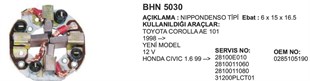 Kömür Yuvası Corolla.honda Cıvıc İes 99 Bhn5030 | Ith Bhn5030