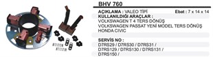 Kömür Yuvası D9 Dinamo Ters Dönüş Bhv760 | Ith Bhv760
