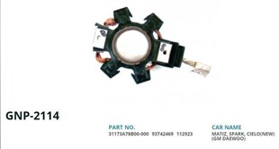 Kömür Yuvası Delco Tip Chevrolet Aveo Spart Lacetti Gm Opel Daewoo Damas Tico Matiz Nexia Nubira Gnp2114 Ok30a18x70 | Genon Gnp2114