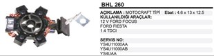 Kömür Yuvası Ford Fiesta Focus Bhl260 | Ith Bhl260