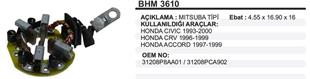 Kömür Yuvası Honda Civic Ym Accord Crv Honda Cıvıc-accord Mıtsubishi Uba T 93> Honda İes | REMARK BHM3610