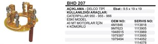 Kömür Yuvası İş Mak.cater-cb-b401-8 Köm Bhd207 | Ith Bhd207