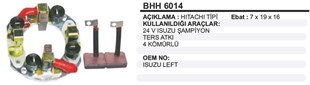 Kömür Yuvası Isuzu Ters Dönüş Hitachi Tip Bhh6014 | Ith Bhh6014