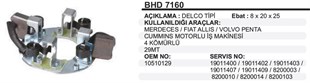 Kömür Yuvası Merc.allis Volvo Penta 28mtcummıns Is 29mt Profesyonel 24v Bhd7160 8x25x20 Kömür | Ith Bhd7160