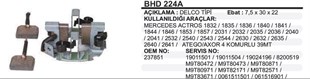 Kömür Yuvası Mercedes Axor Atego 39mt Bhd224a | Ith Bhd224a