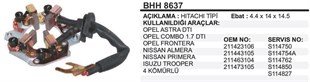 Kömür Yuvası Opel Combo Dizel Nissan Renaul Yanmar Bmw Yamaha 100beygir 115 Beygir Toyota Avensis | Ith Bhh8637