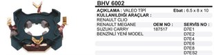 Kömür Yuvası Reno Clio Megan Suzuki Cary Bhv6002 | Ith Bhv6002