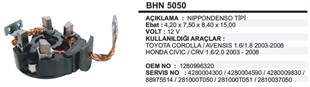 Kömür Yuvası Toyota Corolla Avensıs Honda Bhn5050 | Ith Bhn5050
