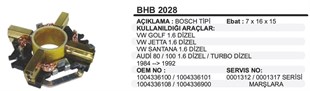Kömür Yuvası Vw Golf Jetta Santana Audi Bhb2028 | Ith Bhb2028