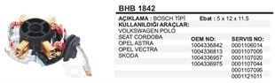 Kömür Yuvası Vw Polo Seat Opel Astra Bhb1842 | Ith Bhb1842
