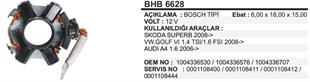 Kömür Yuvası Vw-skoda-golf-audi Bhb6628 | Ith Bhb6628