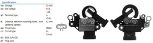 Konjektör 12v Chevrolet Captiva Calos F-l Uçlu Gnrd012e | Genon Gnrd012e