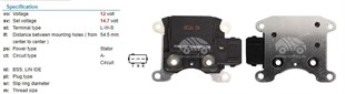 Konjektör 12v Ford Ranger Lıncoln Crafter D 3fiş Kare | Wutse Yrf785