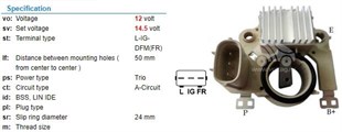 Konjektör 12v Honda Accord Suzuki 200962 Gnrm068 | Genon Gnrm068