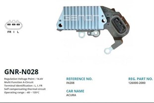 Konjektör 12v Honda Cıvıc 3uç Densotip Gnrn028 | Genon Gnrn028