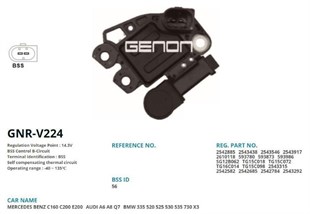 Konjektör 12v Pejo Partner Merc.seri Vrv3780 M545 | Genon Gnrv224