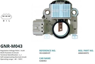 Konjektör 12v Subaru (l-ıg-d) (meksefli | Genon Gnrm043