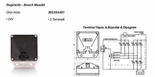 Konjektör 24v 3fişli | Elo 202054001