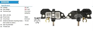Konjektör 24v Bosch Tip Daf Mercedes Benz Trucks | Unıp Yrv401