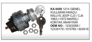 Kontak Anahtarı 1214 General Kontak Usa | Vertex Ka0400