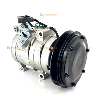 Klima Kompresörü 24v 2pk 152mm Kawasaki İş Makinesı 10s15c Kavasaki | Lidpart K150901