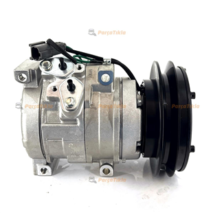Klima Kompresörü 24v 2pk 152mm Kawasaki İş Makinesı 10s15c Kavasaki | Lidpart K150901