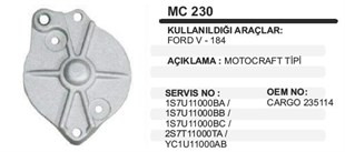 Marş Arka Kapak Ford Transit-v184-motograf-mc230 | Aes Mc230