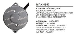 Marş Arka Kapak Johndeere Biçer Döver Beco Backhoa Traktör Johndeere | REMARK MC4552