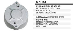 Marş Arka Kapak Mıtsubıshı L200 H100 L300 Megastar Nissan Skystarmc104 | Ith Mkmc104