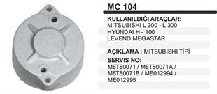 Marş Arka Kapak Mitsubishi L200 H100 L300 Bmc Megastar Nissan Skystar MC104 | REMARK MC104