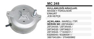 Marş Arka Kapak Mf Jcb Erkunt Perkins Jcb Kepçe Nimet Traktör Mc248 | Ith Mkmc248