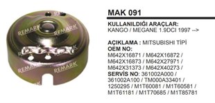 Marş Arka Kapak Renault Kango Megane 1,9 Dcı 97- | Martek Mc091