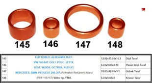 Marş Burcu Tk Dacia Logan Clio Doblo Albea Corsa 1.3 Multijet Seat Skoda Audı Mercedes Peugeot | Gova 145146147148