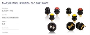 Marş Butonu Elo | Elo 204154002